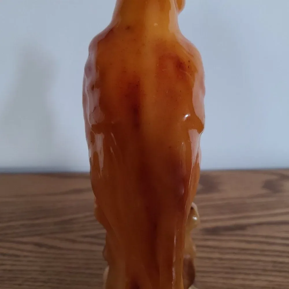 Vintage Unique Novelty Wax Candle - Bird on Perch - Vintage Rare UNIQUE Unlit
